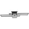 LED-TAKLAMPA FILM - svart, Modern, metall/plast (99,2/69,4/11,5cm) - Mömax