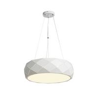 Hängeleuchte Lp-8069/1p Reus - Weiss, Design, Metall (120/47/47cm)