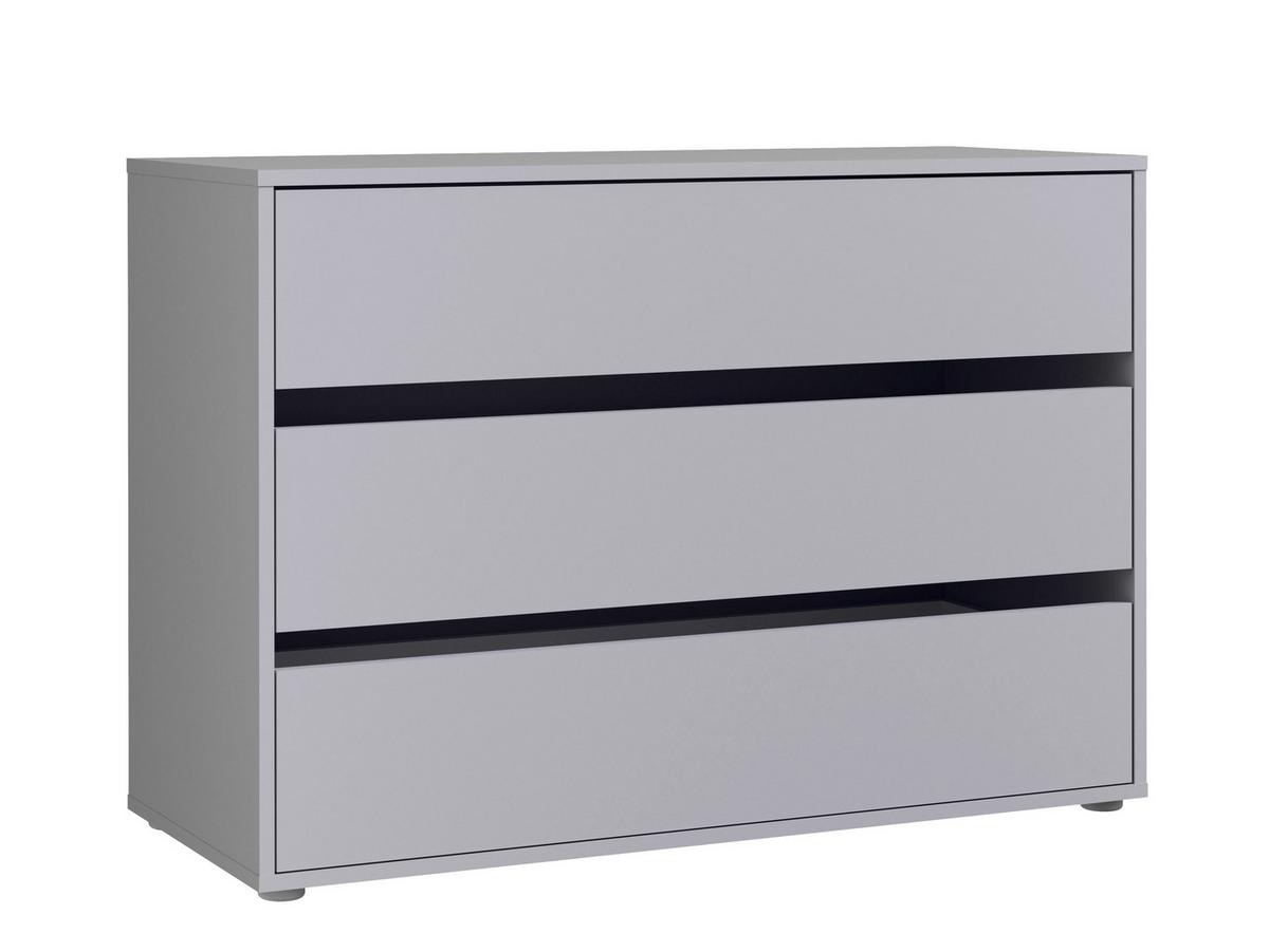 Schubkasteneinsatz Zubehör in Grau - Grau, LIFESTYLE, Holzwerkstoff/Kunststoff (98,7/70,6/39,6cm) - Based