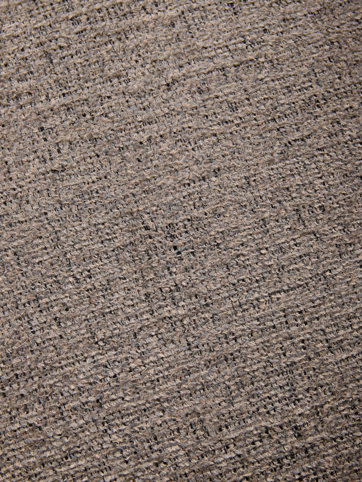 Stolica Lacy - svijetlo smeđa/crna, Moderno, metal/tekstil (63/63/81cm) - Premium Living