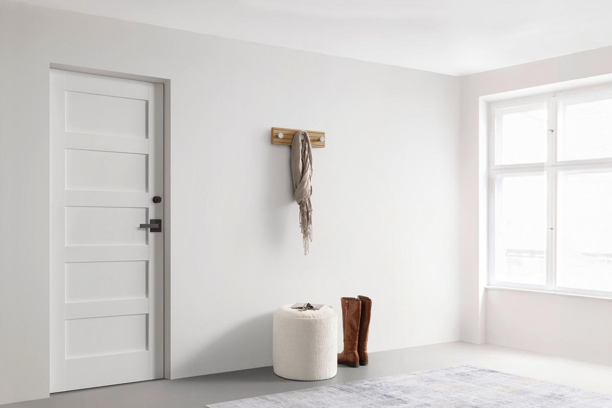 Wandgarderobe Polar 3 Eichefarben/Kaschmir - Kaschmir/Eichefarben, Modern, Holzwerkstoff/Metall (35/9/4cm) - Mömax