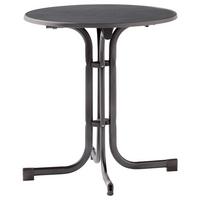 Gartentisch ca.70x70x72cm Anthrazit, Grau - Dunkelgrau/Anthrazit, MODERN, Holzwerkstoff/Metall (70/70/72cm) - Sieger