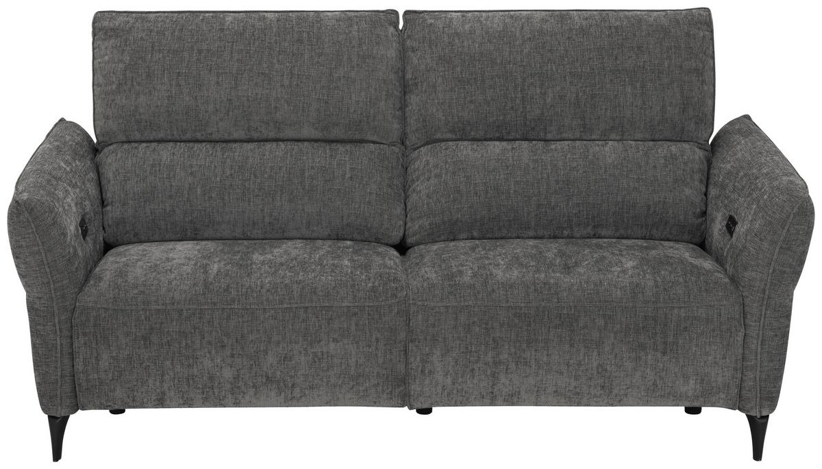 2-sed Cape Town - temno siva/črna, Moderno, kovina/tekstil (200/98/93cm) - Mömax