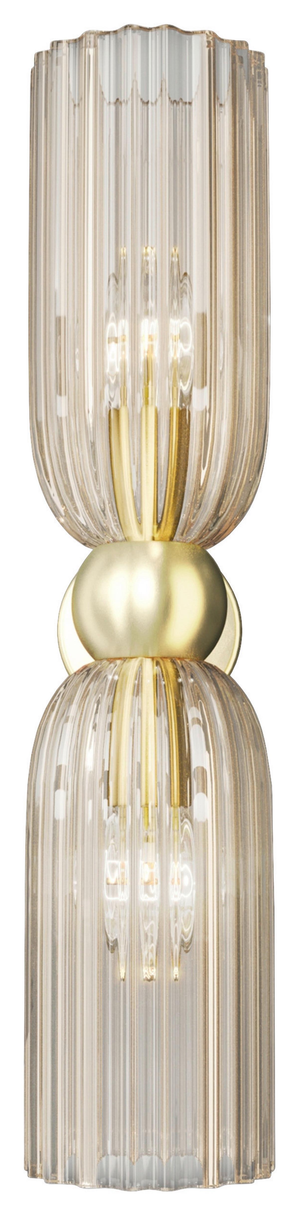 Wandleuchte Antic Goldfarben max. 40 Watt - Goldfarben, Glas/Metall (18/43,5/10cm) - MAYTONI