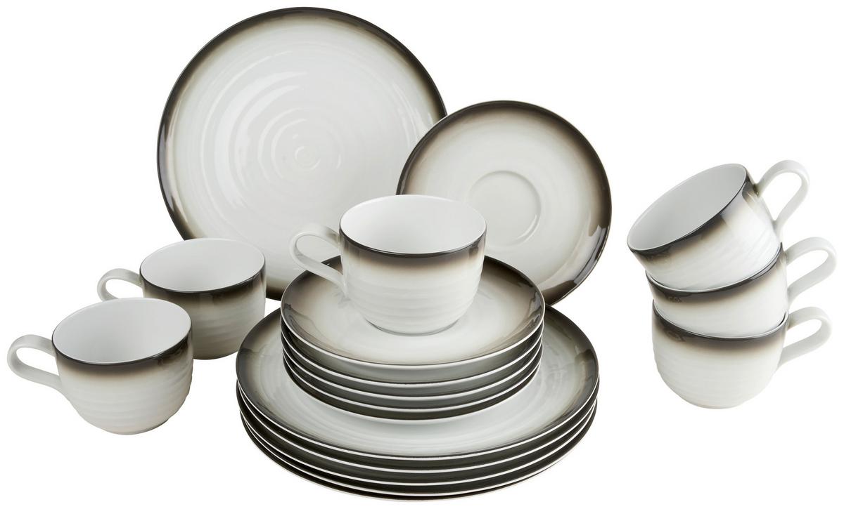 SERWIS KAWOWY TERRA CORSO - beżowy/brązowy, Lifestyle, ceramika (5kg) - Seltmann Weiden