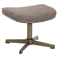 Tabure Alba - brončane boje/smeđa, Moderno, metal/tekstil (46/36/36cm) - Mömax