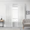 GARDINLÄNGD LIVIE - vit/ljusgrön, Basics, textil (135/245cm) - Mömax