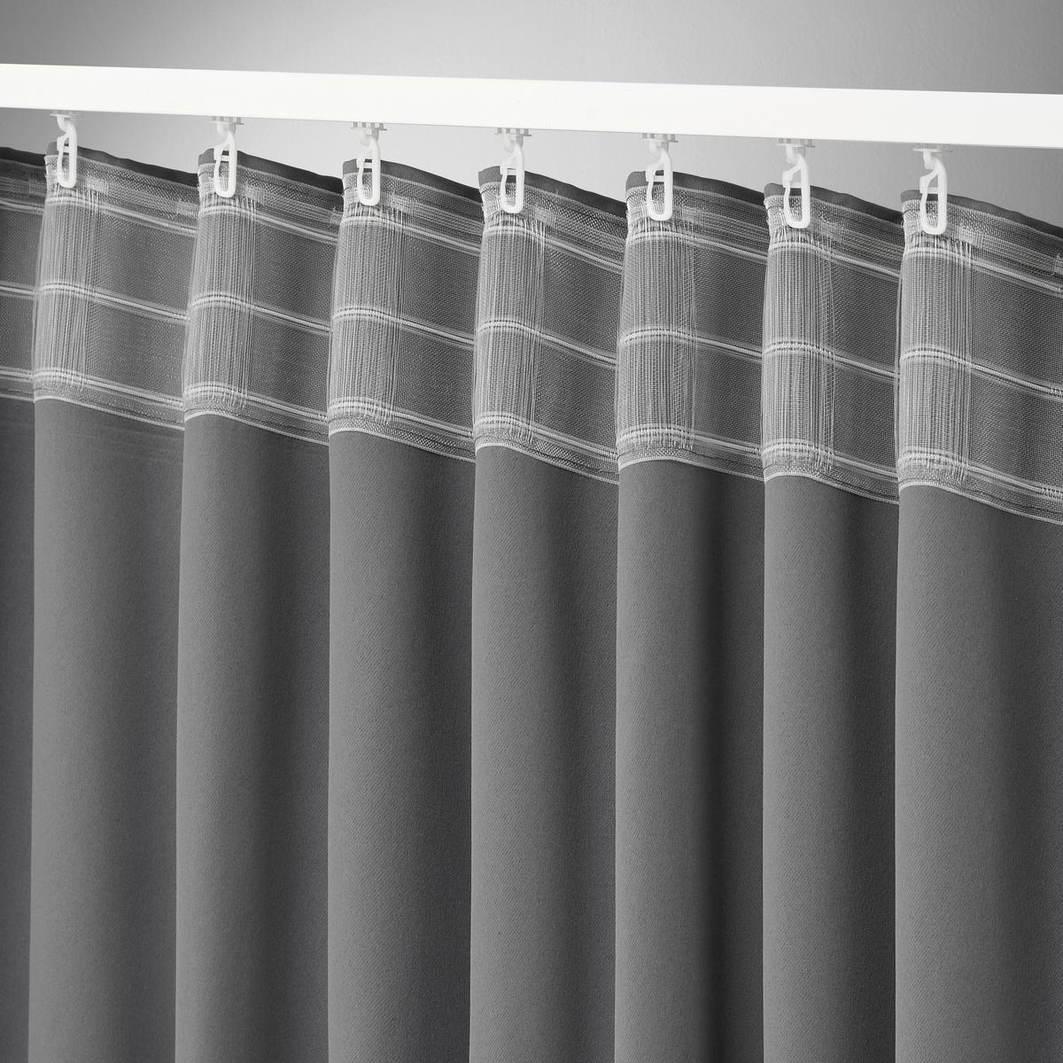 Sötétítőfüggöny 2db-Os Henri 140/245 - antracit, textil (135/245cm) - Mömax