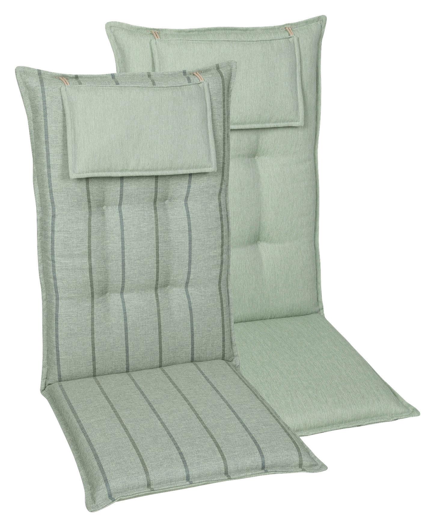 PODUSZKA NA FOTEL 23529 - szałwiowy, Design, tkanina (50/7/120cm) - Mömax