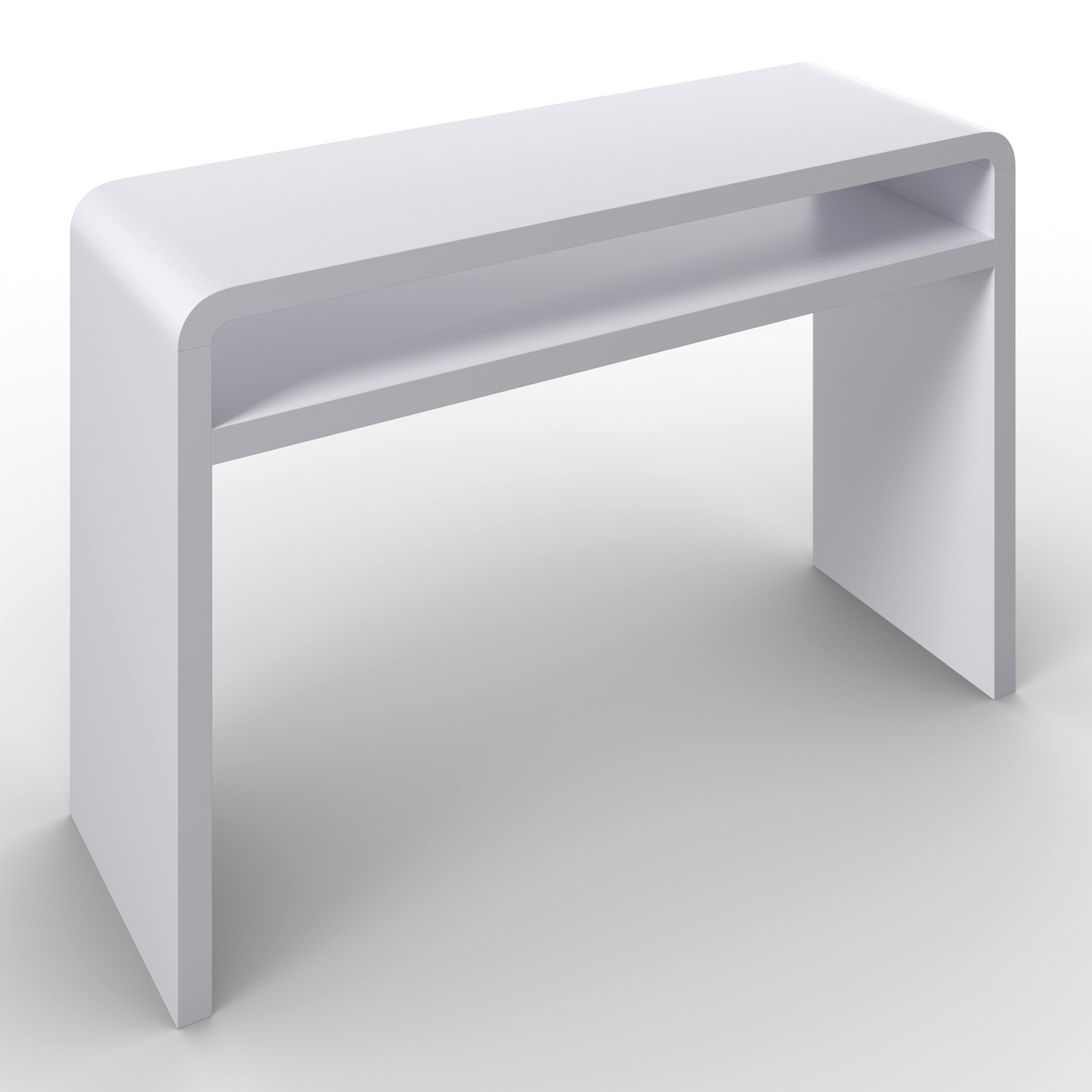 Konsolentisch Emilia Weiß MDF - Weiß, MODERN, Holzwerkstoff (120/80/40cm) - Bessagi Home