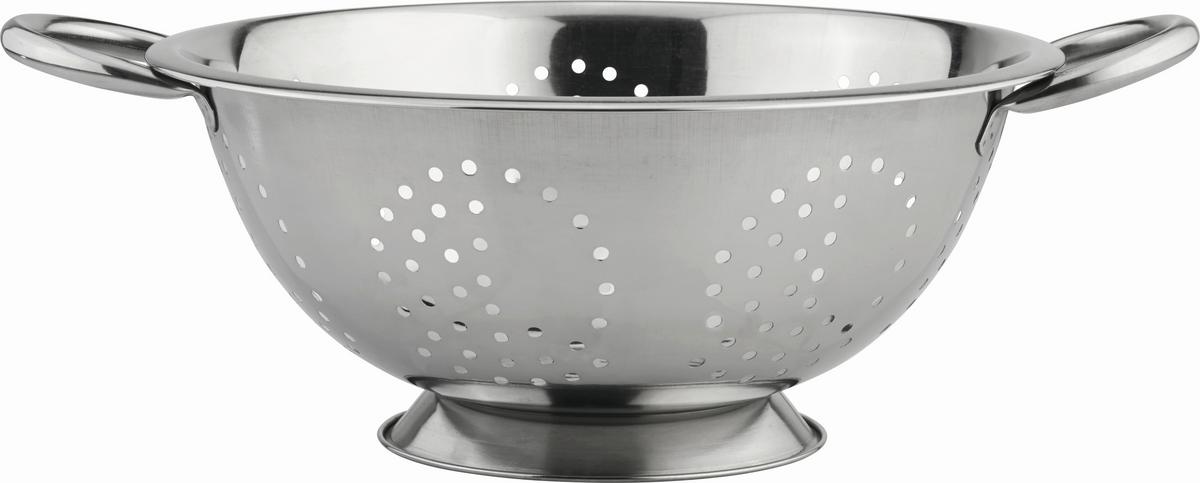 Küchensieb Magnus Ø ca. 26cm - Edelstahlfarben, KONVENTIONELL, Metall (26/11cm) - Mömax