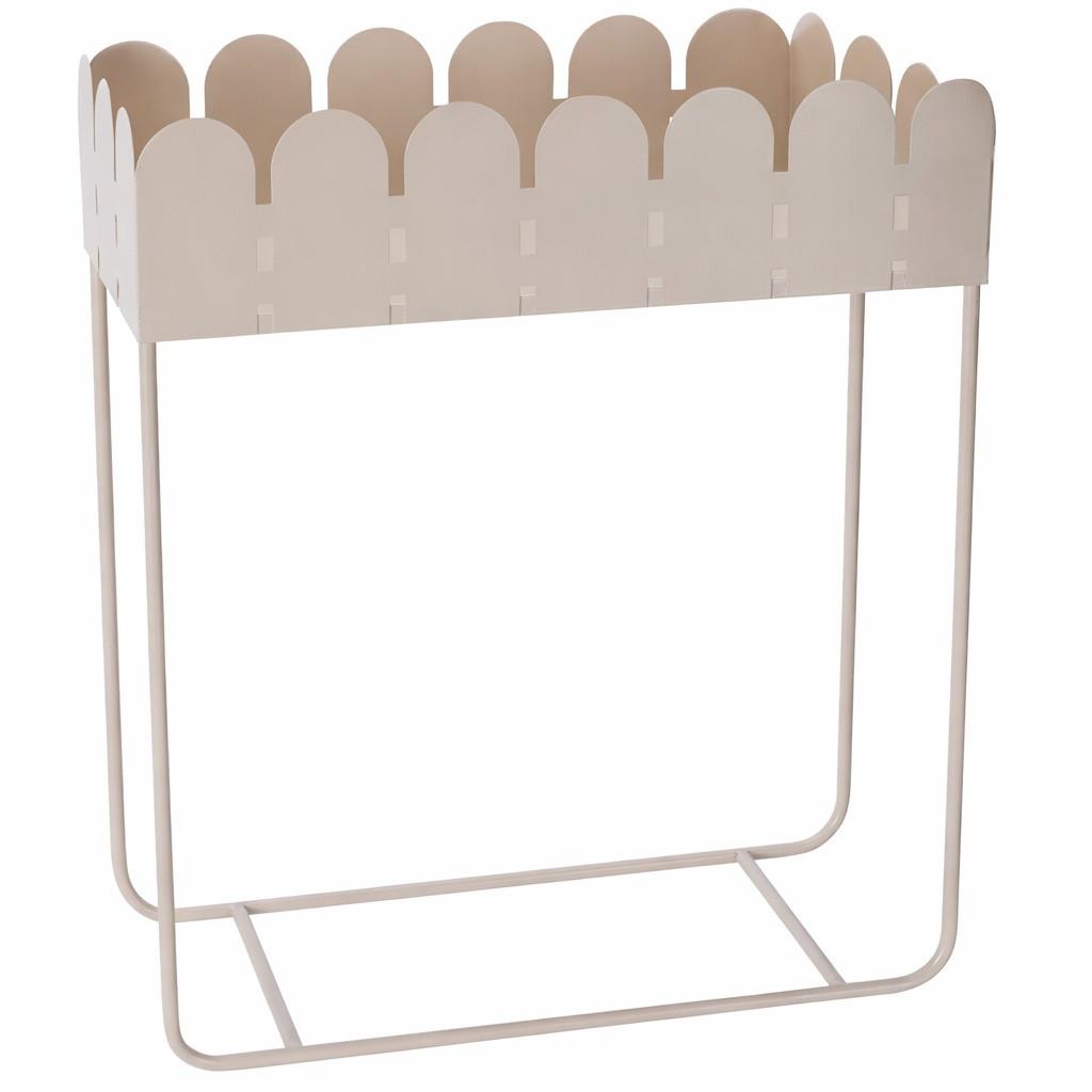 Növénytartó Állvány Mira - L - homokszínű, fém (50/22/55cm)