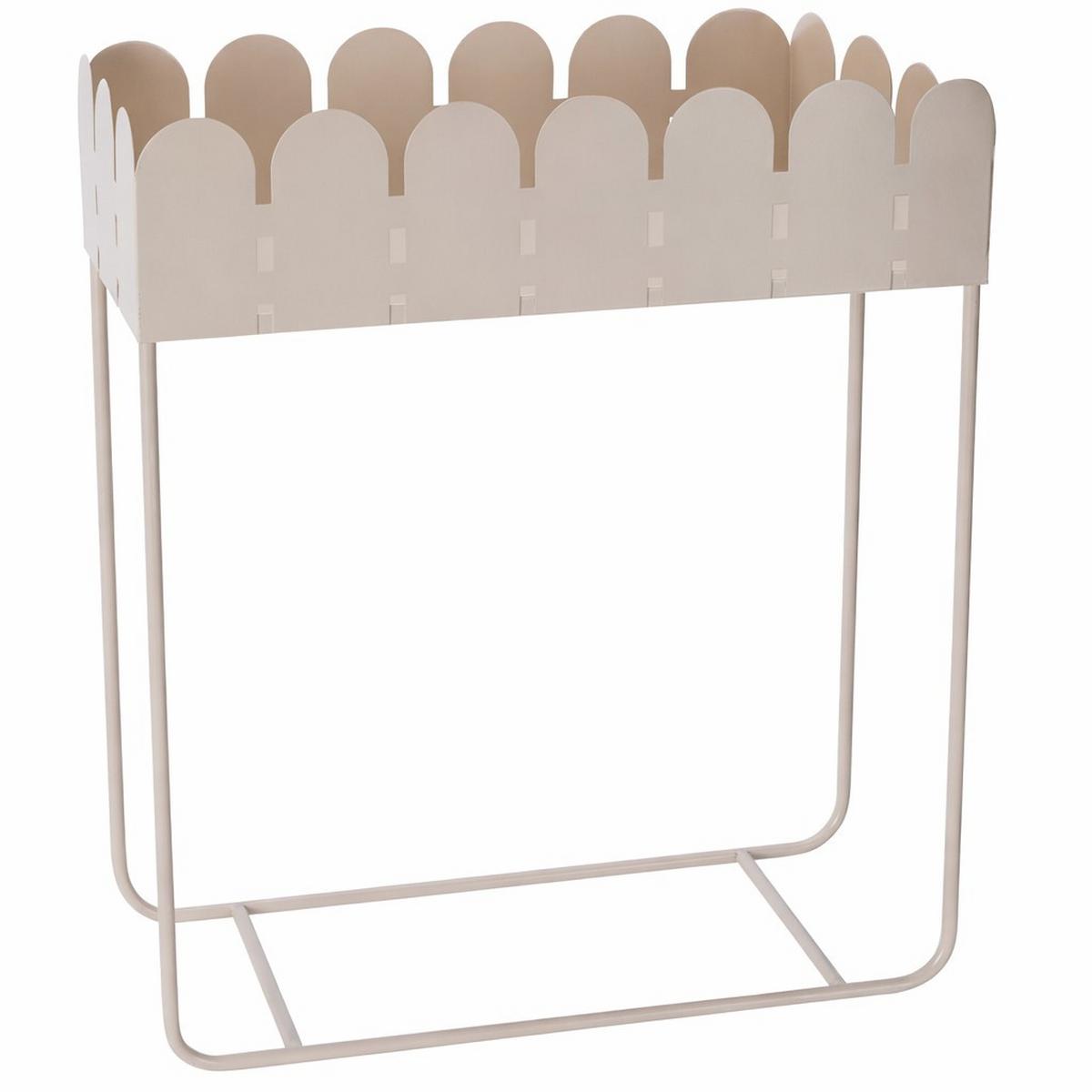 Növénytartó Állvány Mira - L - homokszínű, fém (50/22/55cm)