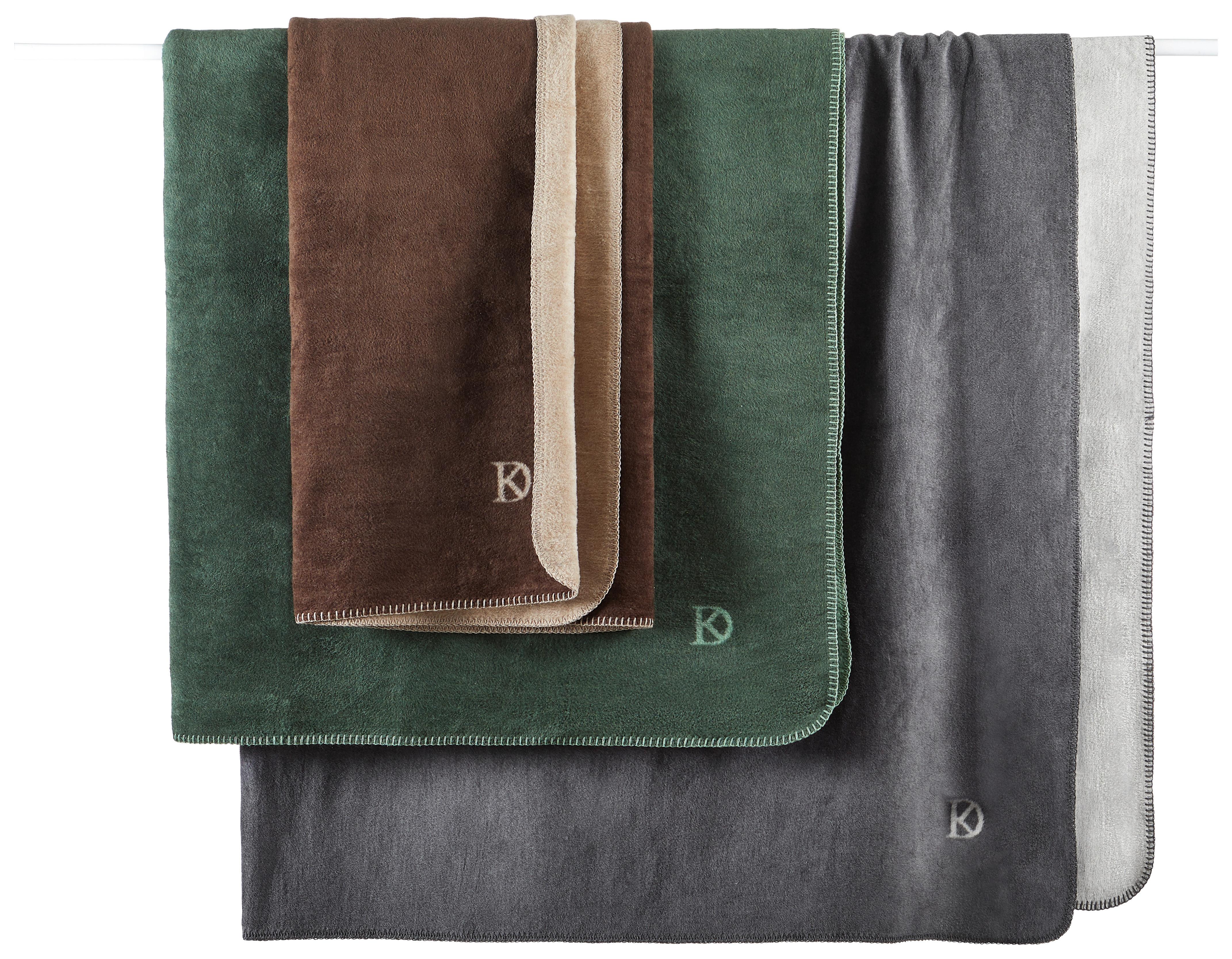 KOC DOMOWY FRAME - antracytowy/kolor srebrny, Design, tkanina (150/200cm) - Dieter Knoll