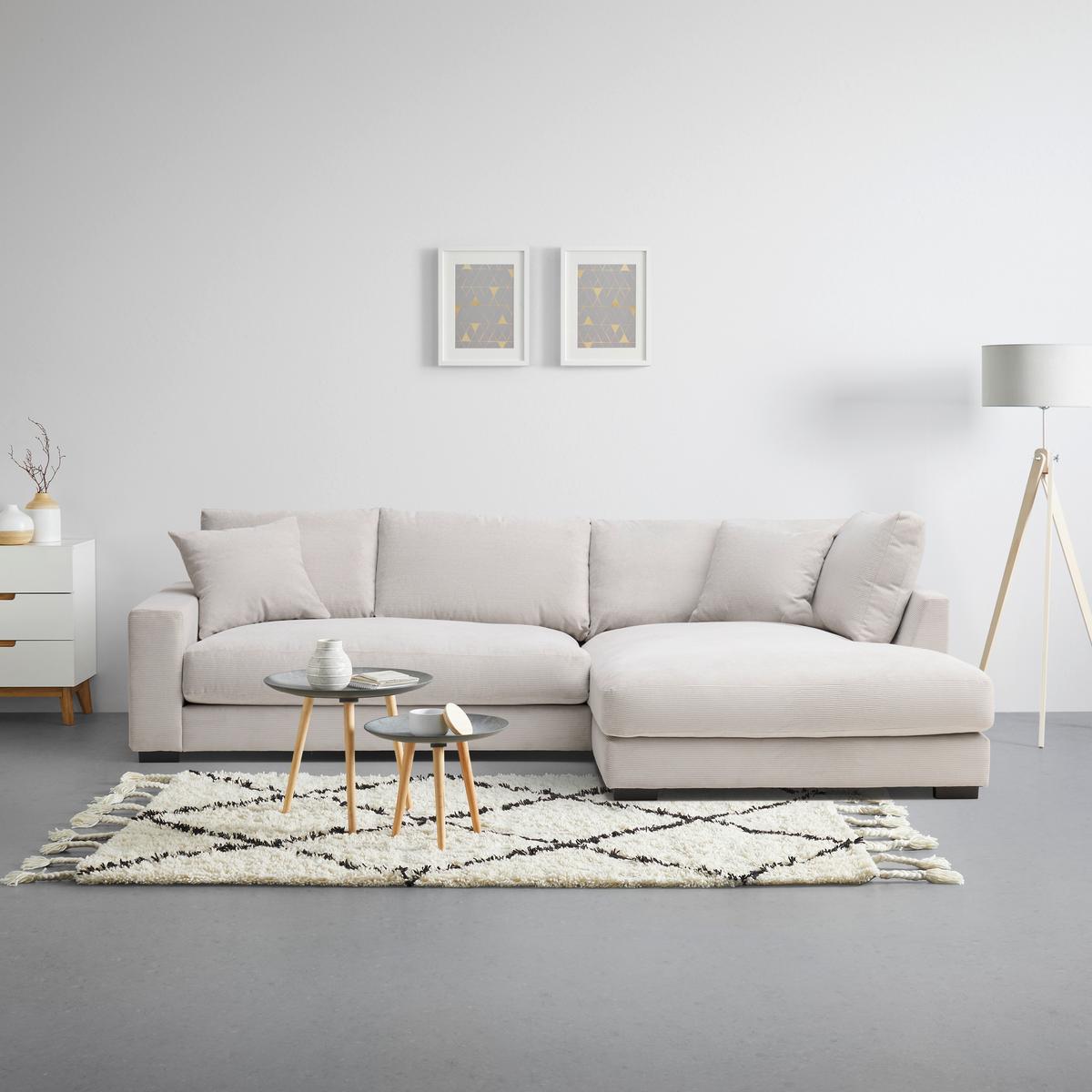 Sedežna Garnitura Pedro, Bež - bež, Moderno, tekstil (300/83/190cm) - Mömax