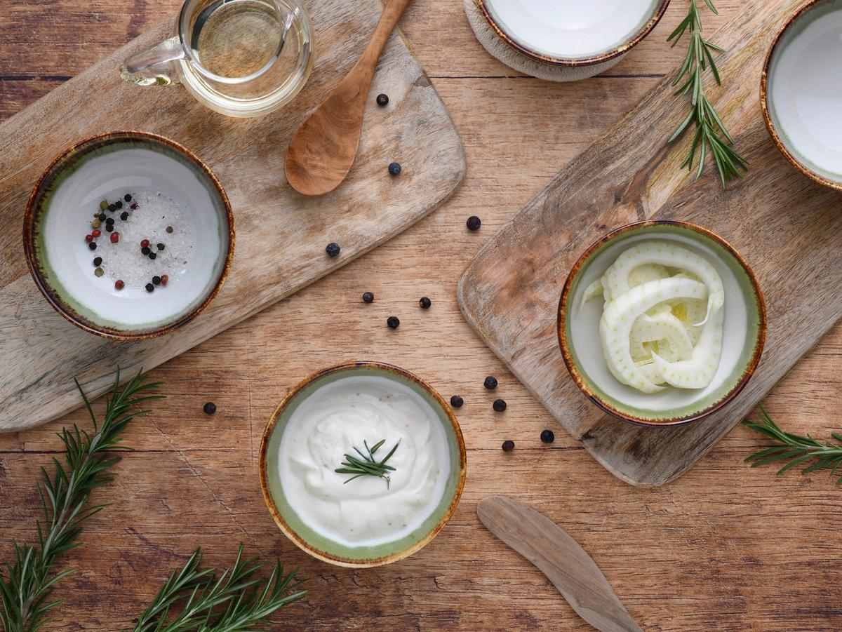 Set Skodelic Za Omake Cascade Green, 6-Delni - zelena/bela, Design, keramika (11,5cm) - Creatable