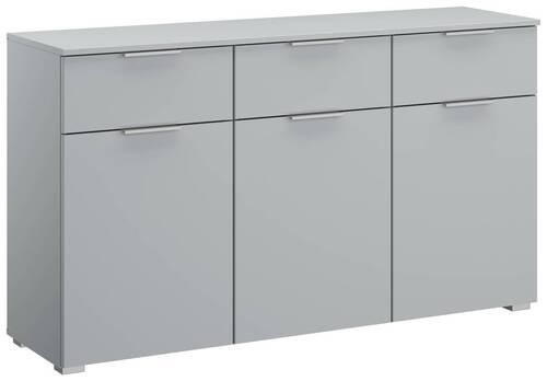 Comodă ALABAMA - gri deschis, Modern, material pe bază de lemn (140/81/42cm)