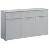 Komoda Alabama - svijetlo siva/boje aluminija, Moderno, drvni materijal (140/81/42cm) - Modern Living