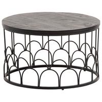 Klubska Miza Wl6.800 - črna, Design, kovina/les (60/36/60cm) - MID.YOU