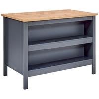 Kücheninsel Venet, Anthrazit/Artisan Eiche - Anthrazit/Eiche Artisan, MODERN, Holzwerkstoff (124/91,5/75cm) - Mömax
