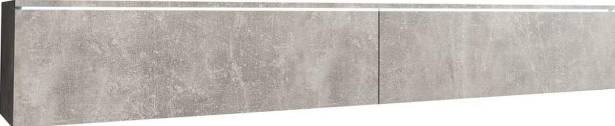 Nizka Omarica Lowa, Videz Betona, Led - siva, Trendi, umetna masa/leseni material (180/30/33cm) - P & B