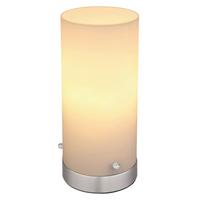 LED-Tischleuchte Cyli max. 4 Watt - Opal/Nickelfarben, Basics, Glas/Metall (11/24cm) - Globo