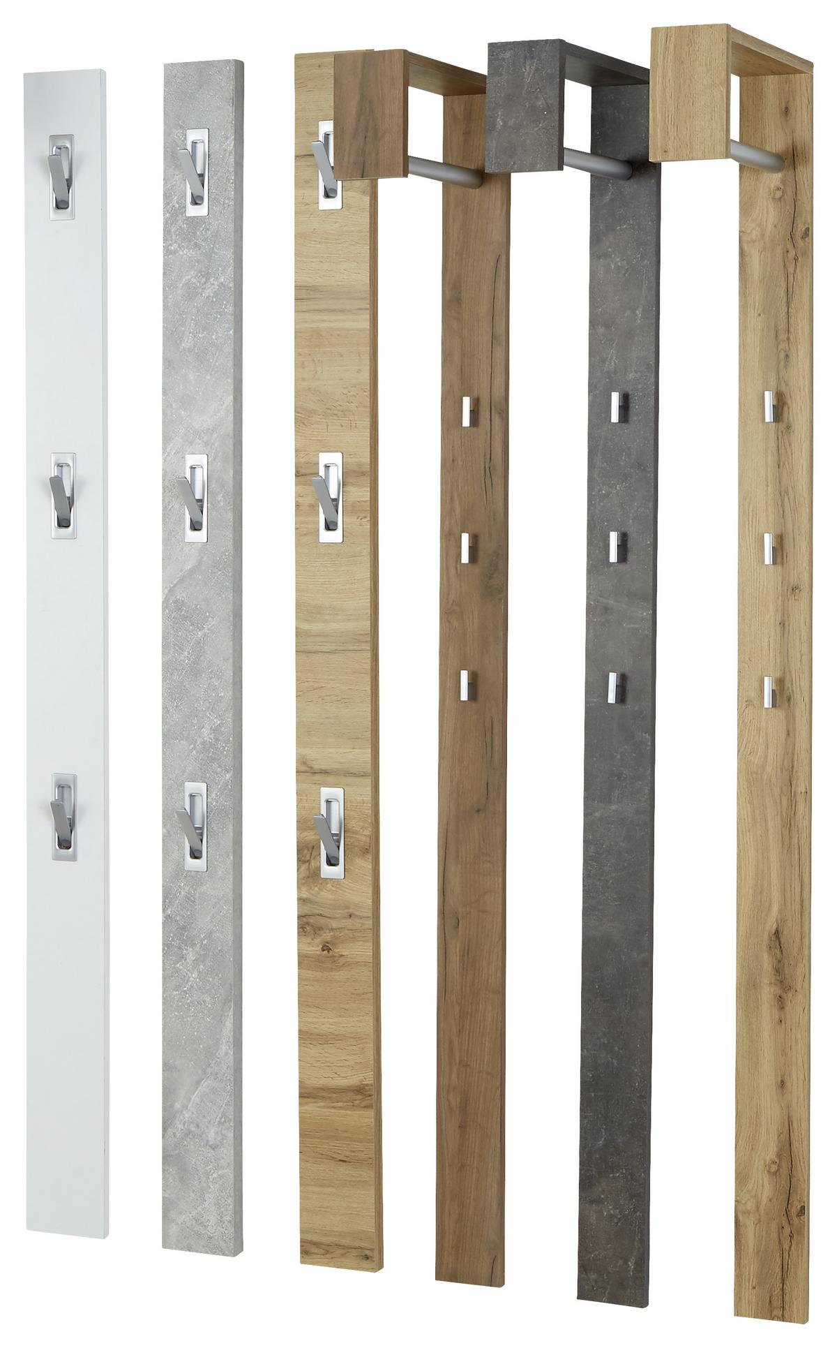 Cuier perete Enzo - gri, Modern, material pe bază de lemn (12/175/2,8cm) - Modern Living