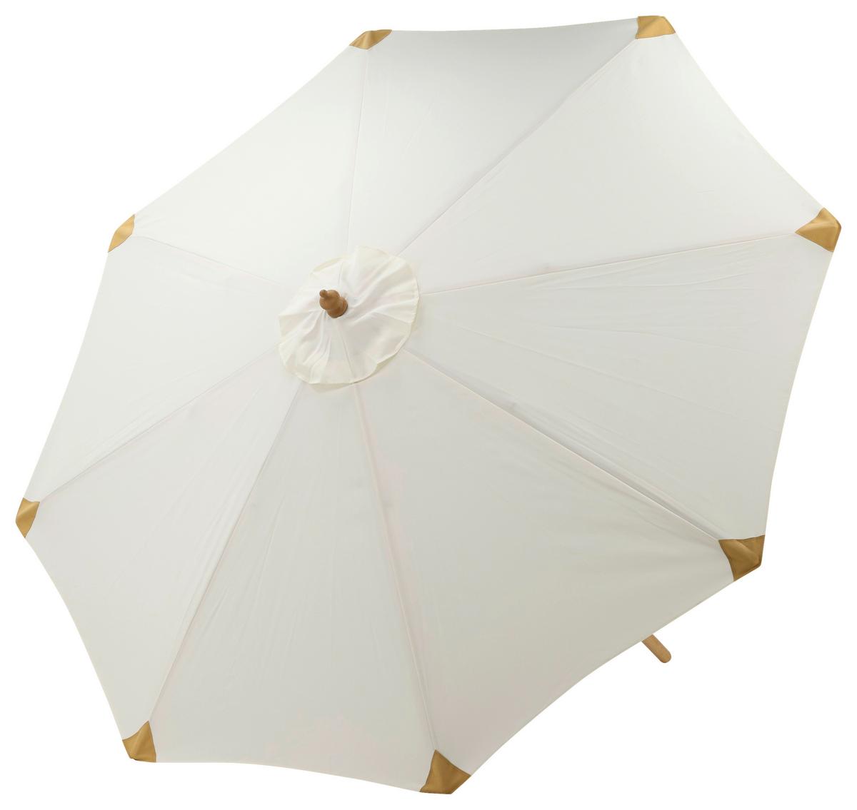 SONNENSCHIRM CEROX - Weiß, KONVENTIONELL (270/250cm) - Gardenson