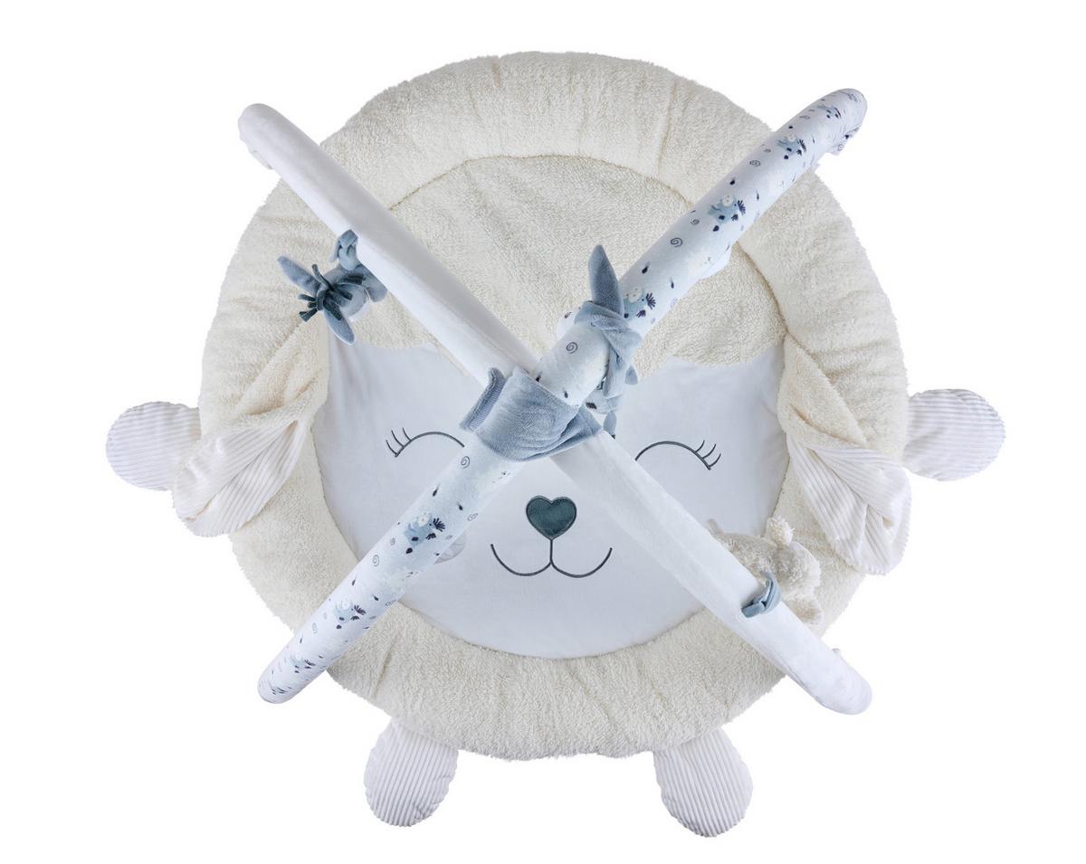 ŁUK Z ZABAWKAMI MOLLY - biały/kremowy, Basics, tkanina (80cm) - Patinio