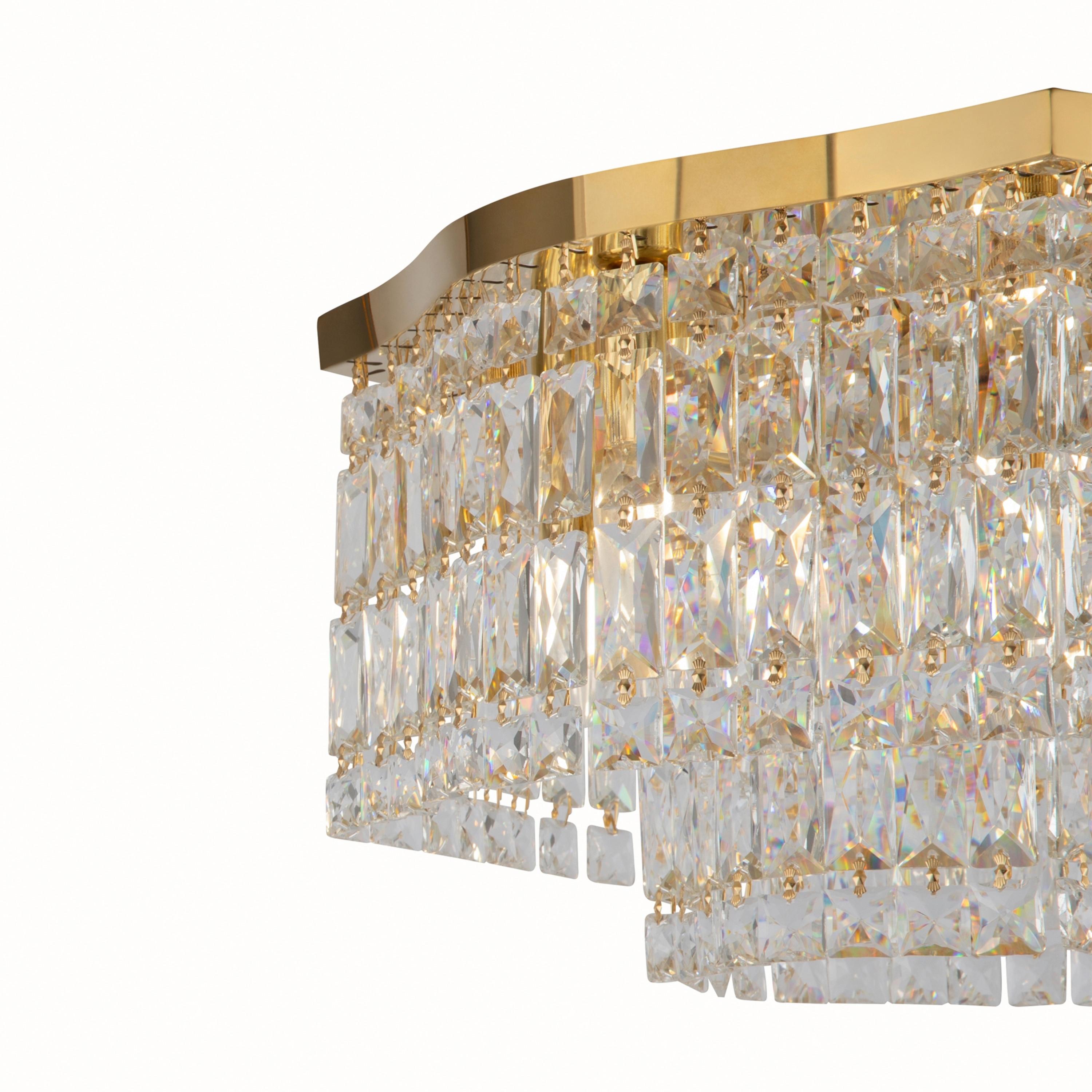 Deckenleuchte Dune Goldfarben max. 60 Watt - Goldfarben, Basics, Glas/Metall (45/25/45cm) - MAYTONI