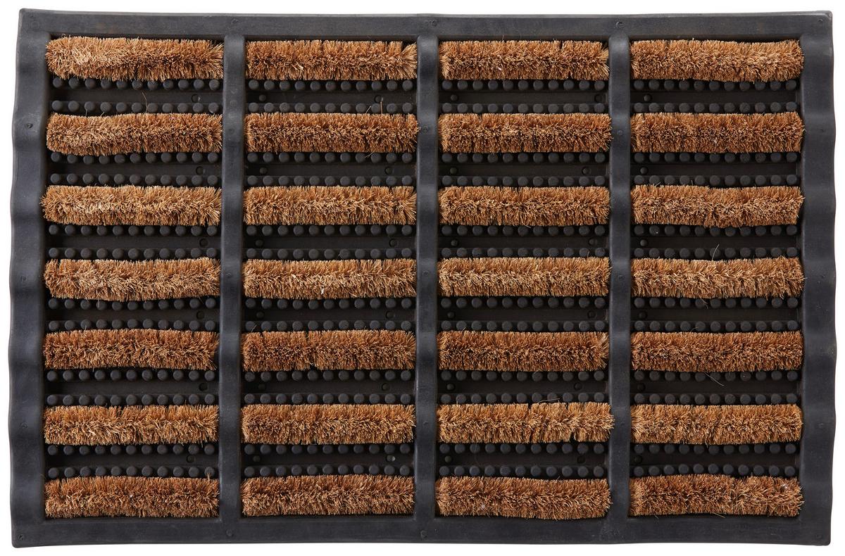 Fussmatte Vermont Beige ca. 40x60cm - Beige, Basics, Kunststoff/Textil (40/60cm) - Mömax