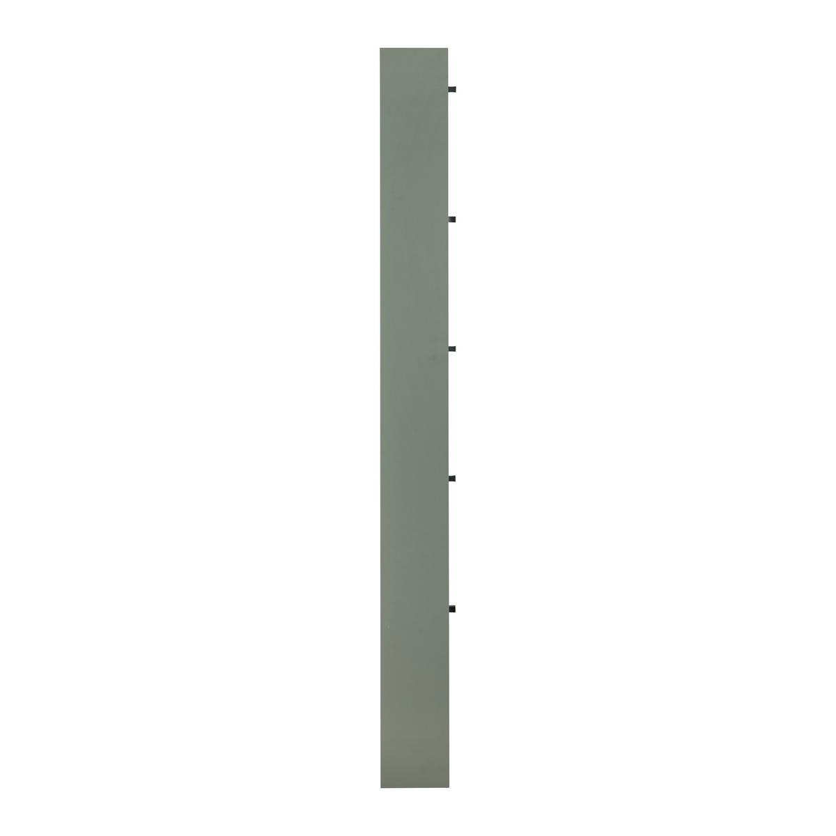 Schuhkipper Flap in Mintgrün - Schwarz/Mintgrün, MODERN, Holzwerkstoff/Metall (60/168/16cm) - Mömax