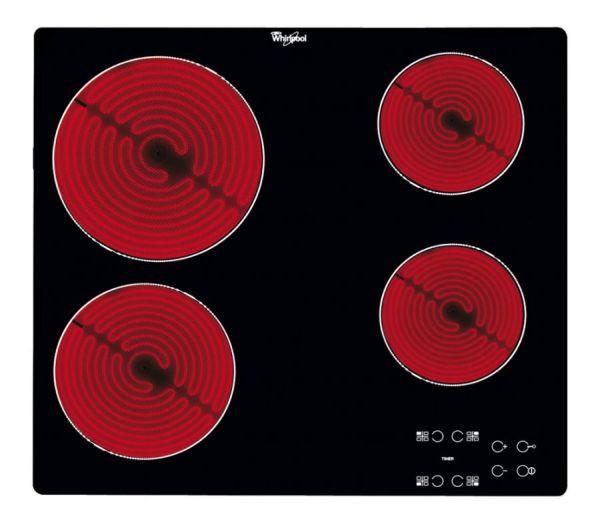 Üvegkerámia Főzőlap Whirlpool - fekete, Üveg/fém (56/46/51cm) - Whirlpool