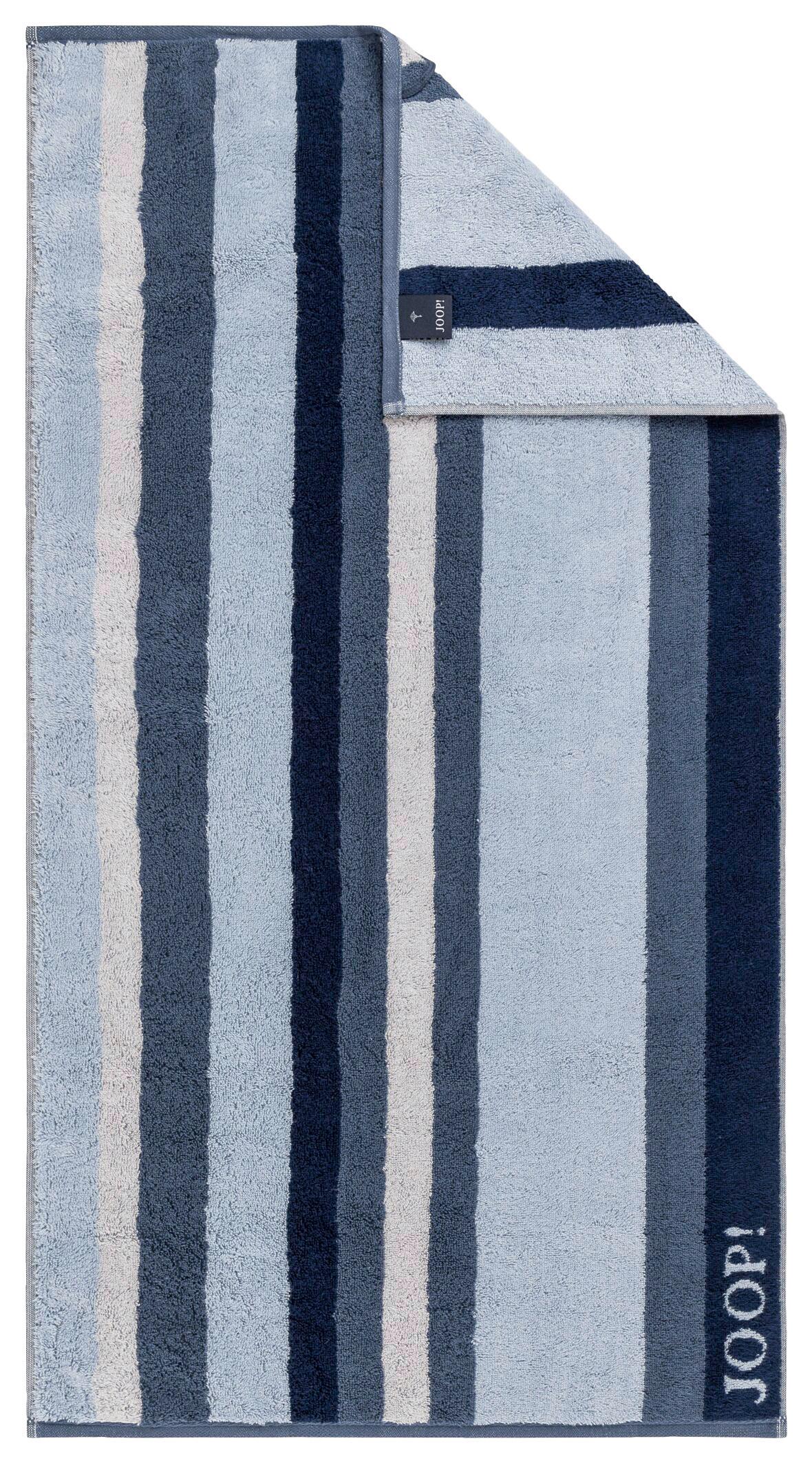 RĘCZNIK JOOP! VIBE STREIFEN - niebieski, Basics, tkanina (50/100cm) - Joop!