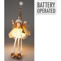 LED-es Dekor Angyal Angel - műanyag/textil (22/16/60cm)