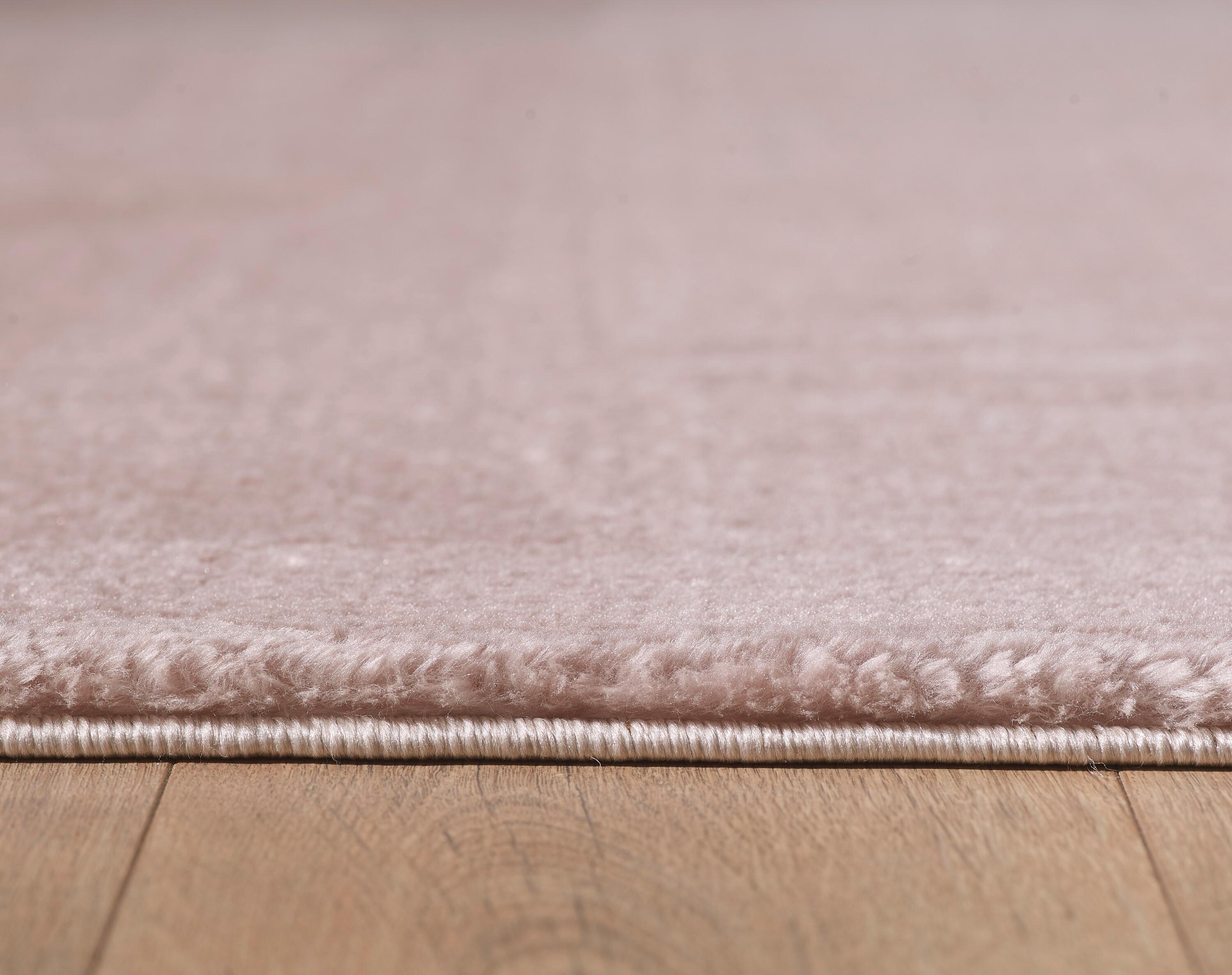 Hochflorteppich Catwalk Beige Ø ca. 120cm - Beige, Basics, Textil (120/120cm) - Novel