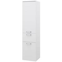Visoki Element Fresh - bijela/boje kroma, Konvencionalno, drvni materijal/metal (40/168,5/38,5cm) - Modern Living