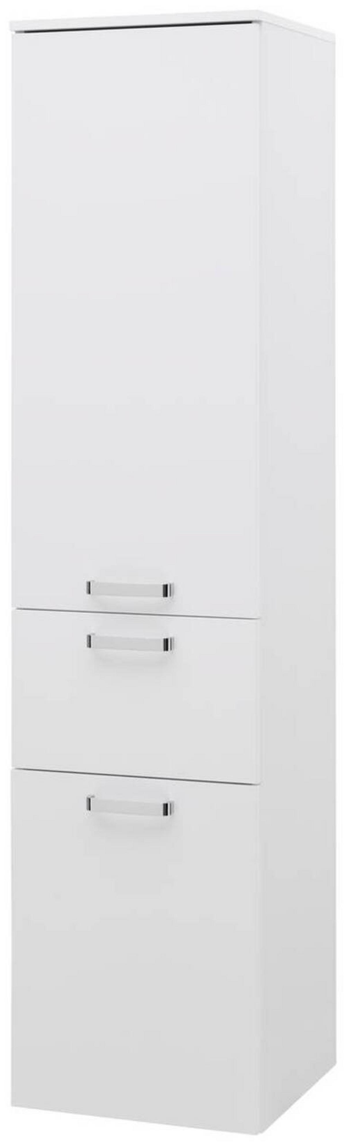 Visoki Element Fresh - bijela/boje kroma, Konvencionalno, drvni materijal/metal (40/168,5/38,5cm) - Modern Living