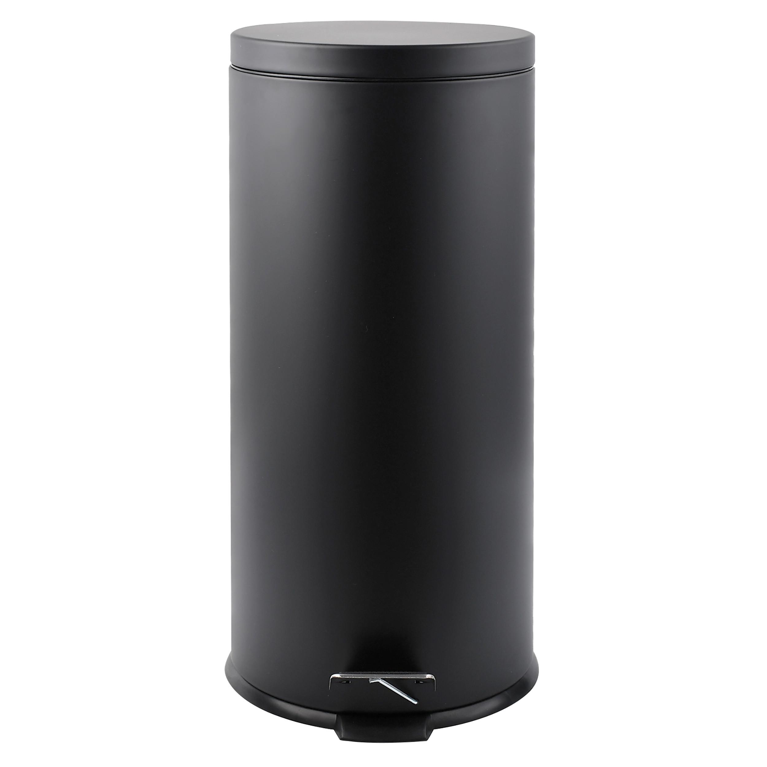 TRETEIMER 100629 - Schwarz, Basics, Kunststoff/Metall (29.5/63,5/63,5cm) - Spirella