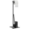WC-BORSTE MED PAPPERSHÅLLARE MANI -SB- - svart, Modern, metall/plast (20/71,5/20cm) - Mömax
