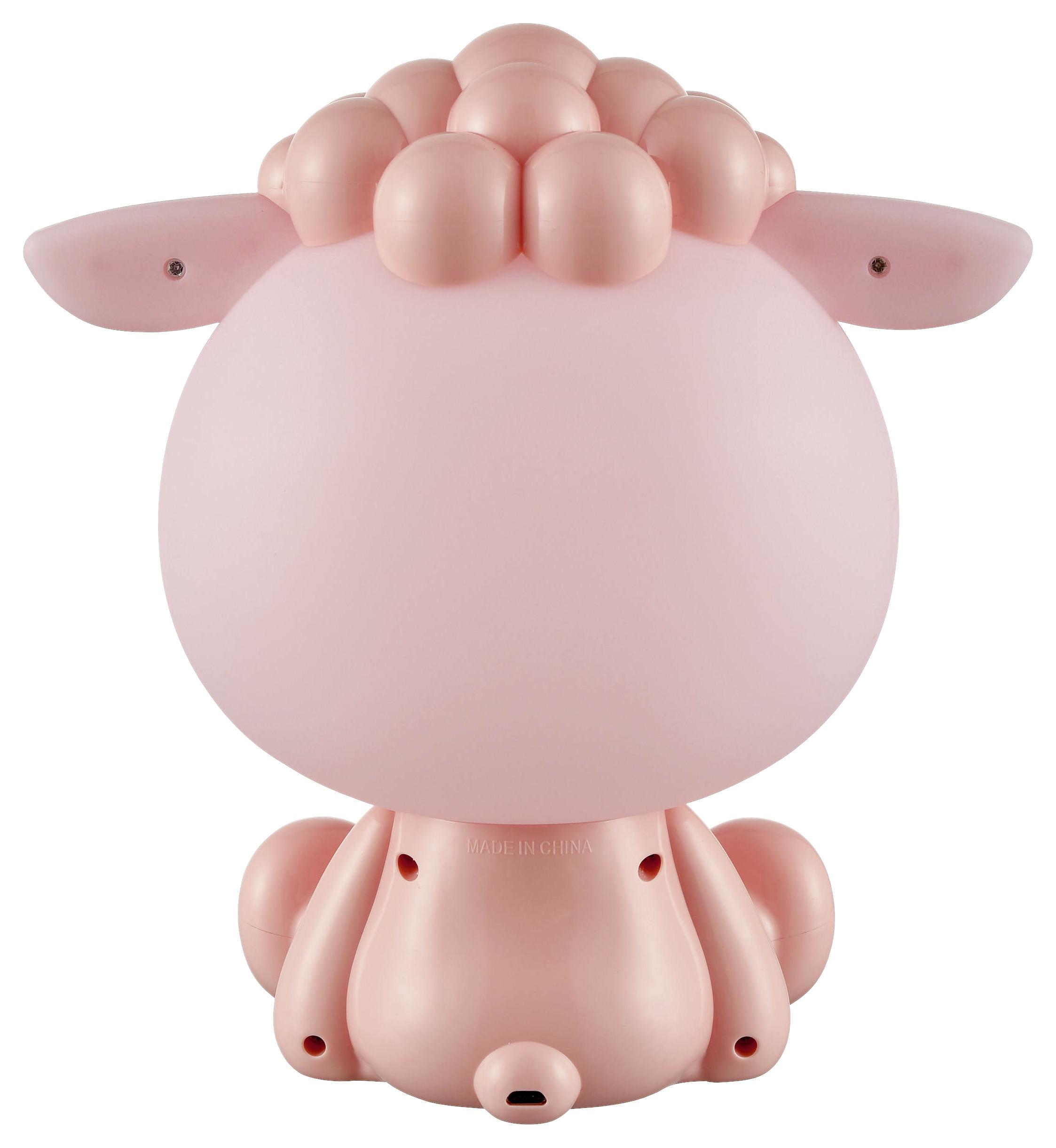 LED-BORDSLAMPA SCHOFI -EXT- - rosa, Klassisk, plast (20/22/15cm) - Mömax