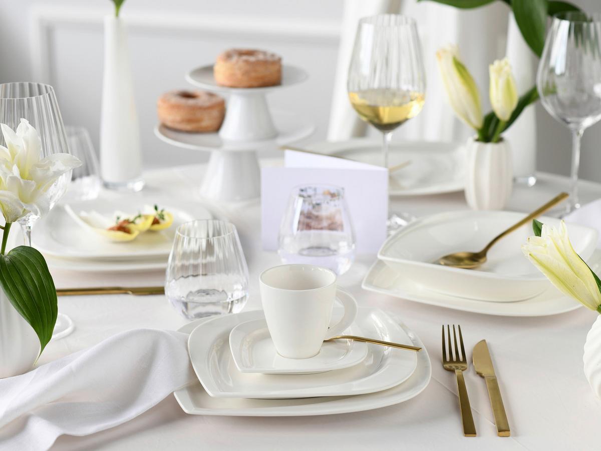 Kombinirani Servis Melbourne Creme, 30-Delni - bela, keramika - Creatable