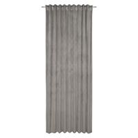 Fertigvorhang Bianca Hellgrau ca. 140x245cm - Hellgrau, KONVENTIONELL, Textil (140/245cm) - Modern Living