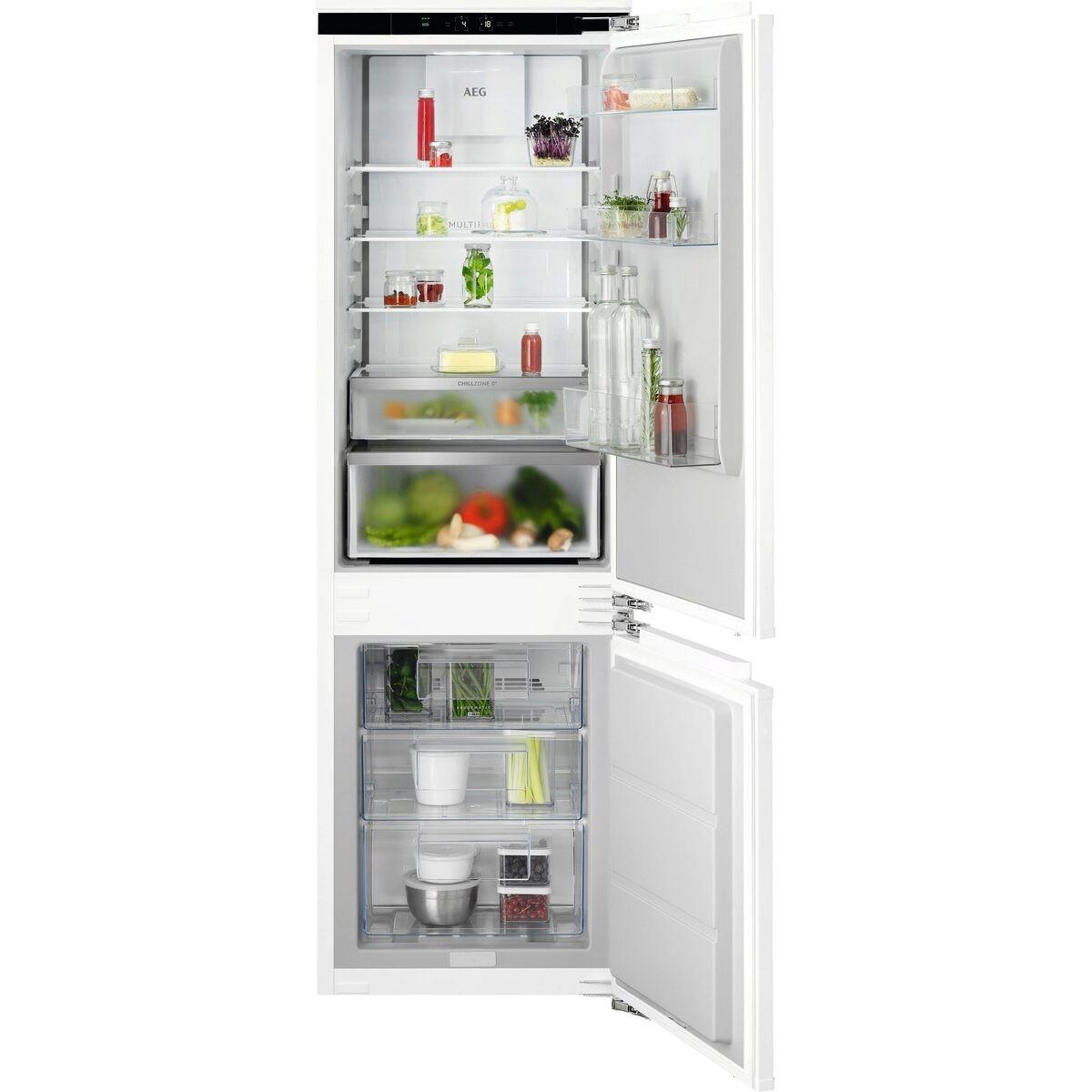 Kühl-Gefrier-Kombination EK7D18F - Weiß, MODERN, Metall (55,7/176,9/54,9cm) - AEG