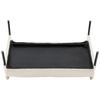 2-SITS SOFFA MIAMI -BASED- - beige/svart, Modern, metall/trä (120/73,5/77cm) - Based