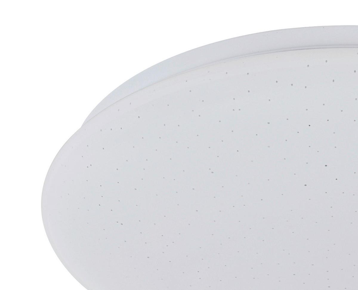 Stropna Led-svetilka Iskri - bela, Moderno, kovina/umetna masa (33/6,5cm) - Mömax