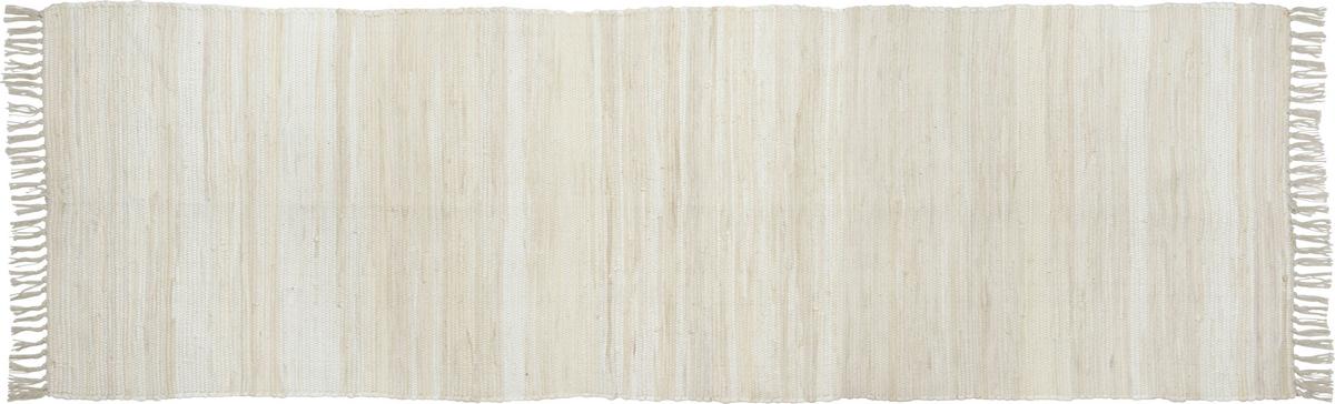 Fleckerlteppich Julia 3 in Creme ca. 70x230cm - Creme, ROMANTIK / LANDHAUS, Textil (70/230cm) - Modern Living