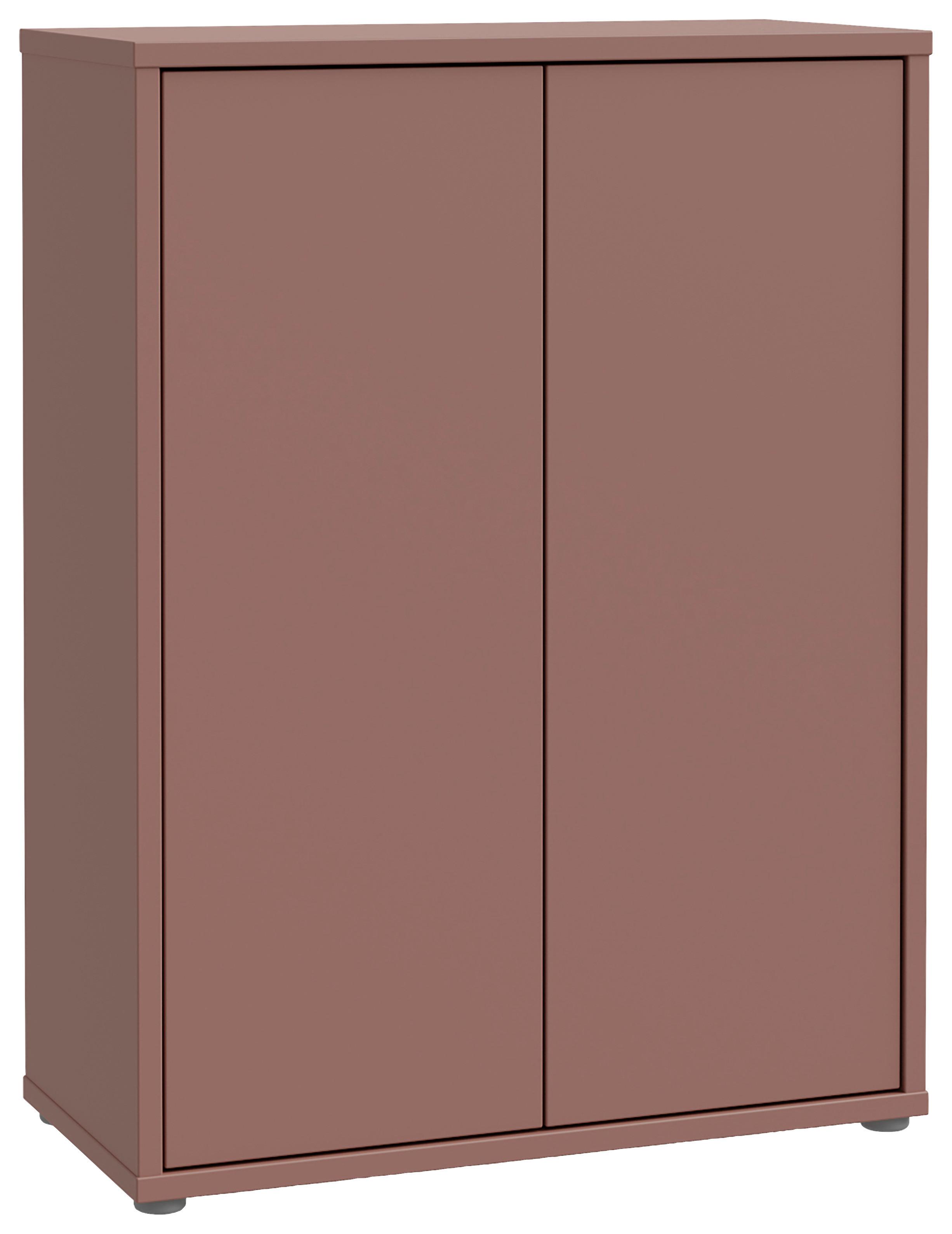 Ormarić Za Cipele Alice - siva/terakota, Moderno, drvni materijal/plastika (74,5/99,1/34,9cm) - Modern Living