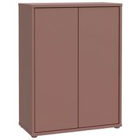 Ormarić Za Cipele Alice - siva/terakota, Moderno, drvni materijal/plastika (74,5/99,1/34,9cm) - Modern Living