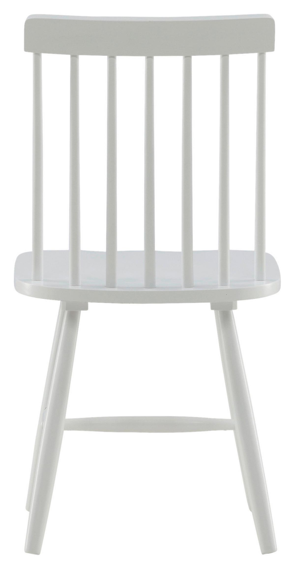 STUHL-SET LÖNNEBERGA - Weiß, Design, Holz (43/87/55cm) - Livetastic